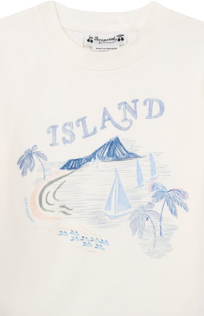 Хлопковая футболка BONPOINT, арт. S06BTSK00020, фото 3