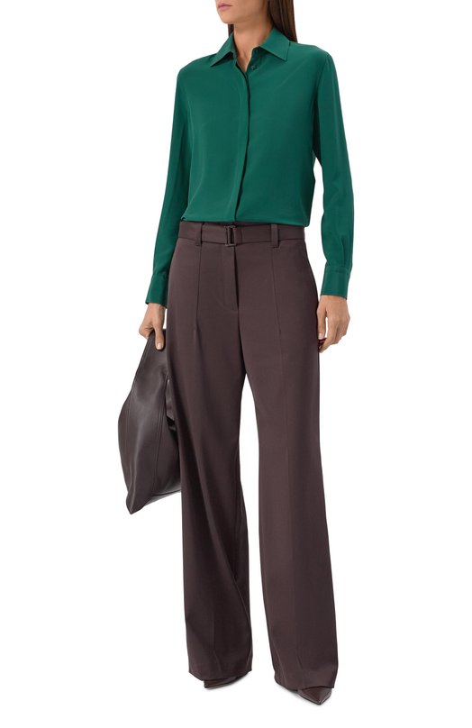 Шелковая рубашка MVST M25.1PW.B004/F0REST GREEN Зелёный  M25.1PW.B004/F0REST GREEN Фото 2