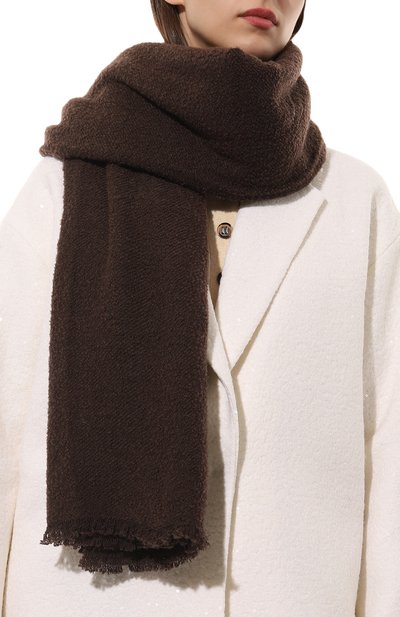 Шарф из шерсти и кашемира RICK OWENS, арт. RP02C1466/SCAR, фото 2