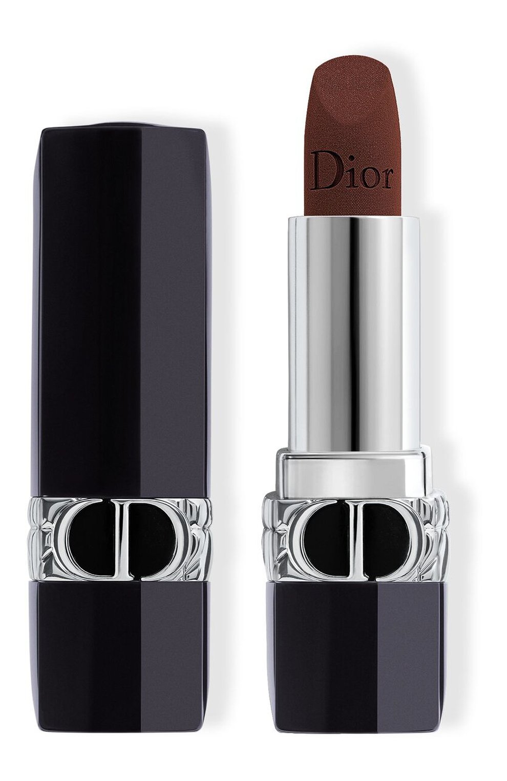 Помада для губ с вельветовым финишем rouge dior velvet lipstick, оттенок 400 естественный силуэт (3.5g) DIOR, арт. C017500400, фото 1