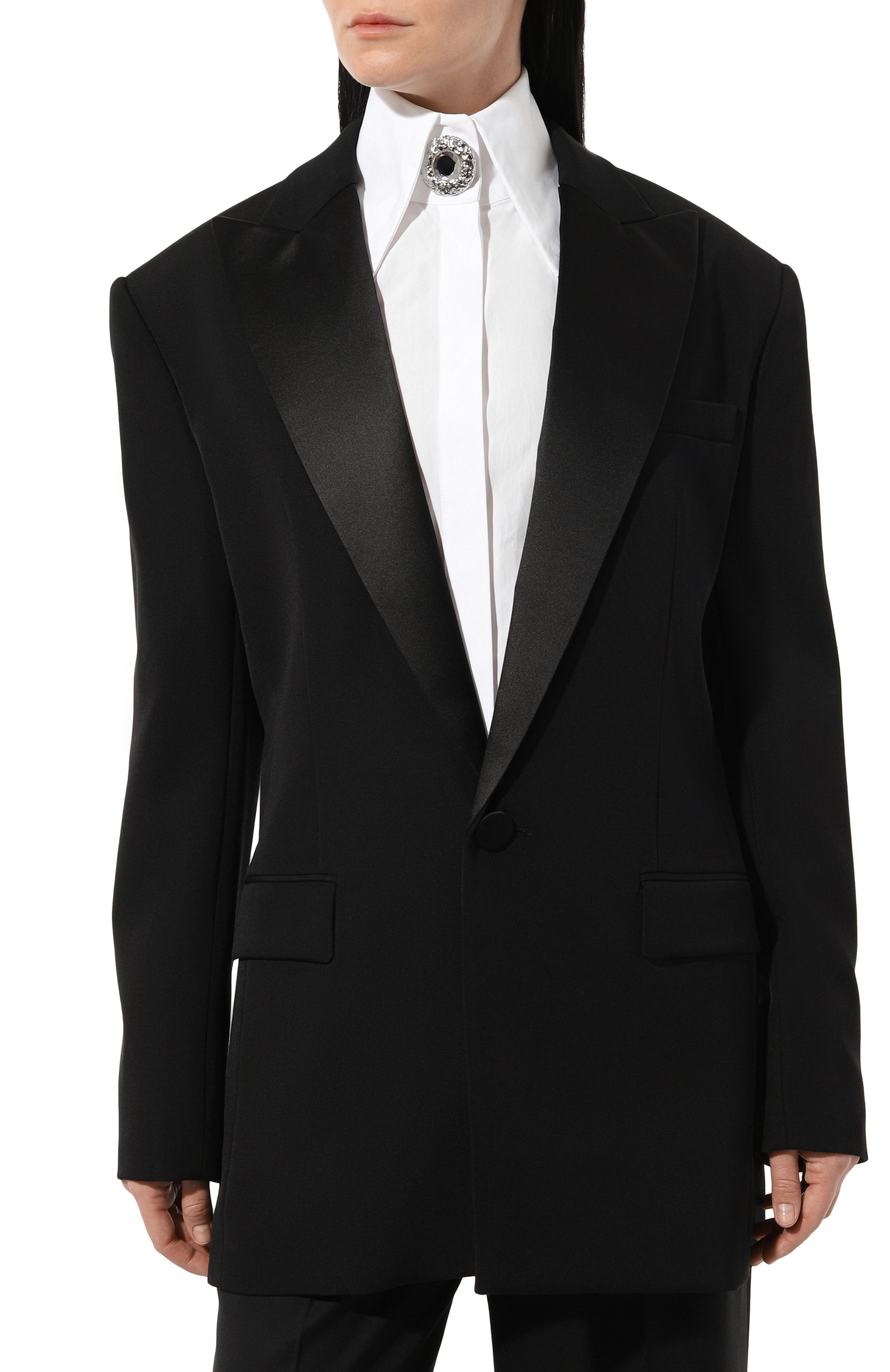 Шерстяной жакет BALMAIN, арт. YF0SF025MB64, фото 3