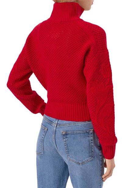 Кардиган из шерсти и кашемира ХОХЛОМА Х АЛЕНА АХМАДУЛЛИНА, арт. WKT1114, фото 4