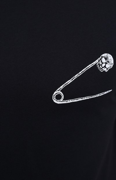 Хлопковая футболка ALEXANDER MCQUEEN, арт. 649874/QQZ54, фото 5