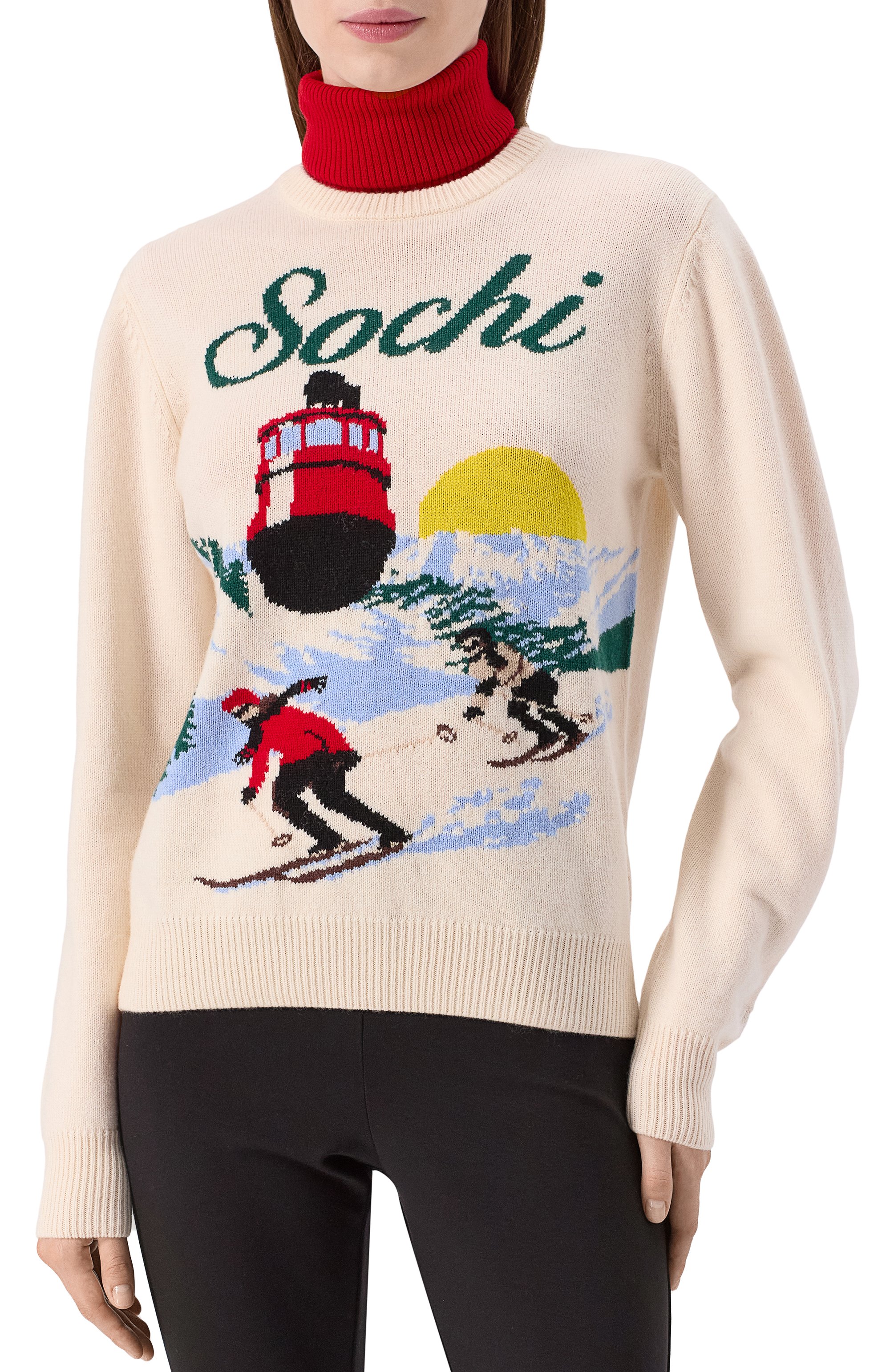 Пуловер из шерсти и вискозы MC2 SAINT BARTH, арт. NEW QUEEN C/04389G, фото 3