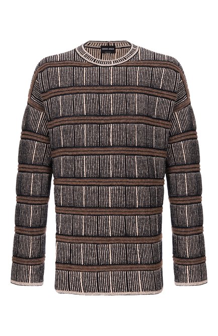 Мужской свитер из шелка и шерсти GIORGIO ARMANI, арт. GM004438/AF30091