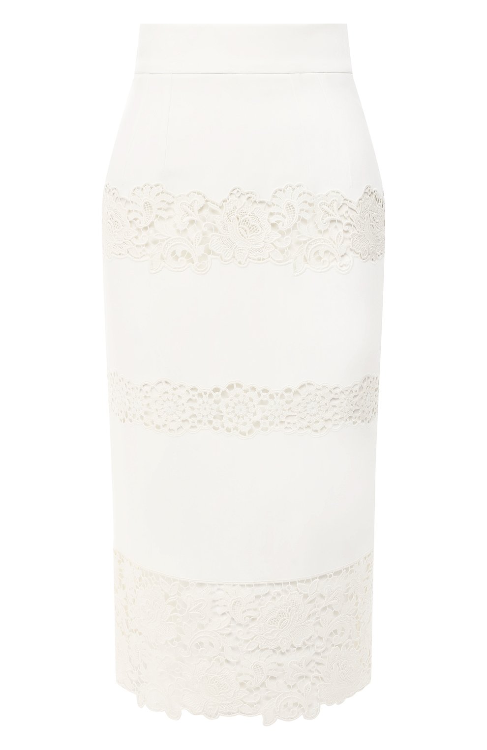 Юбка с кружевной отделкой DOLCE & GABBANA, арт. F4BHVZ/FGMFB, фото 1