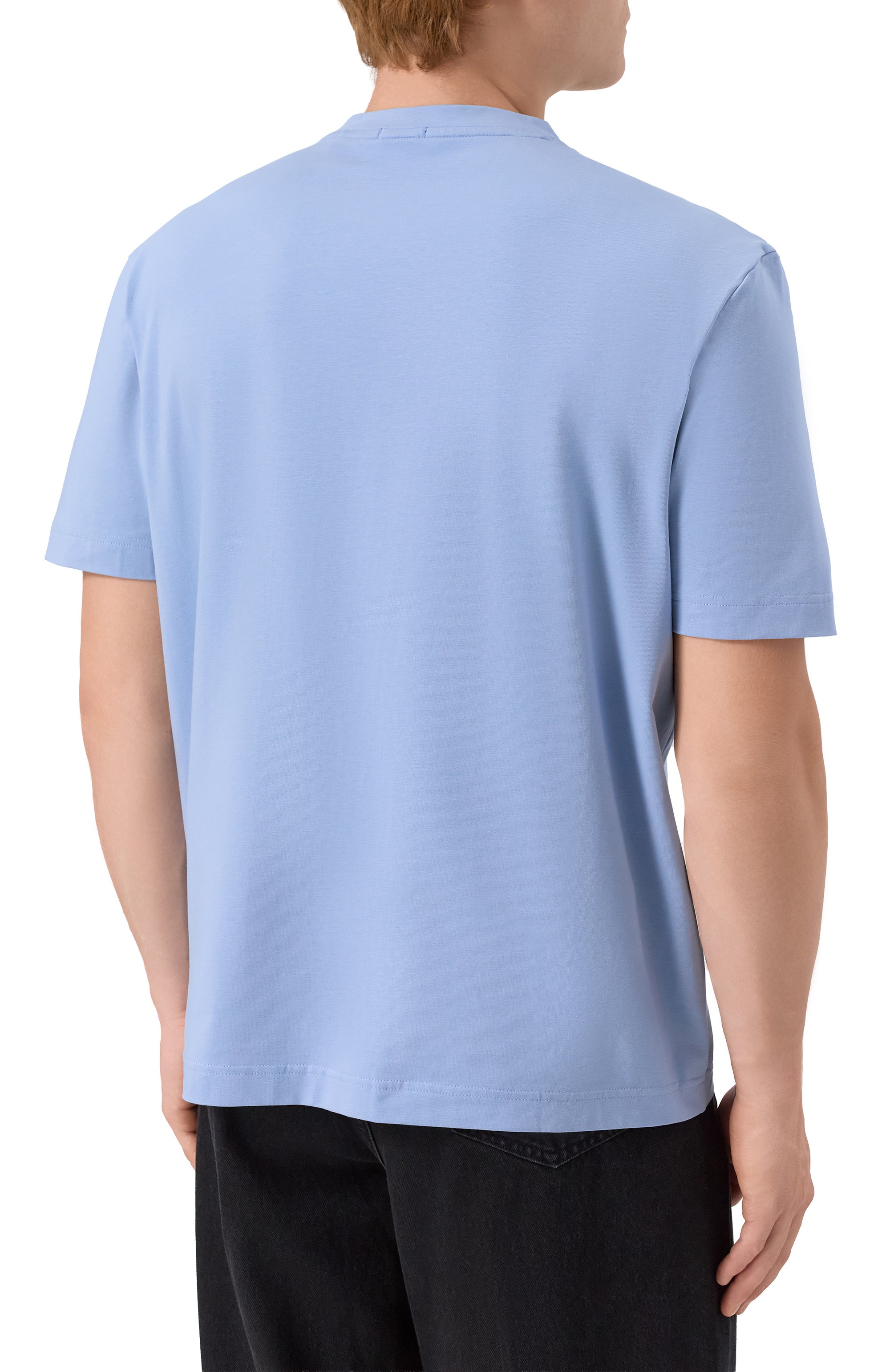 Хлопковая футболка BOSS ORANGE, арт. 50473278, фото 4