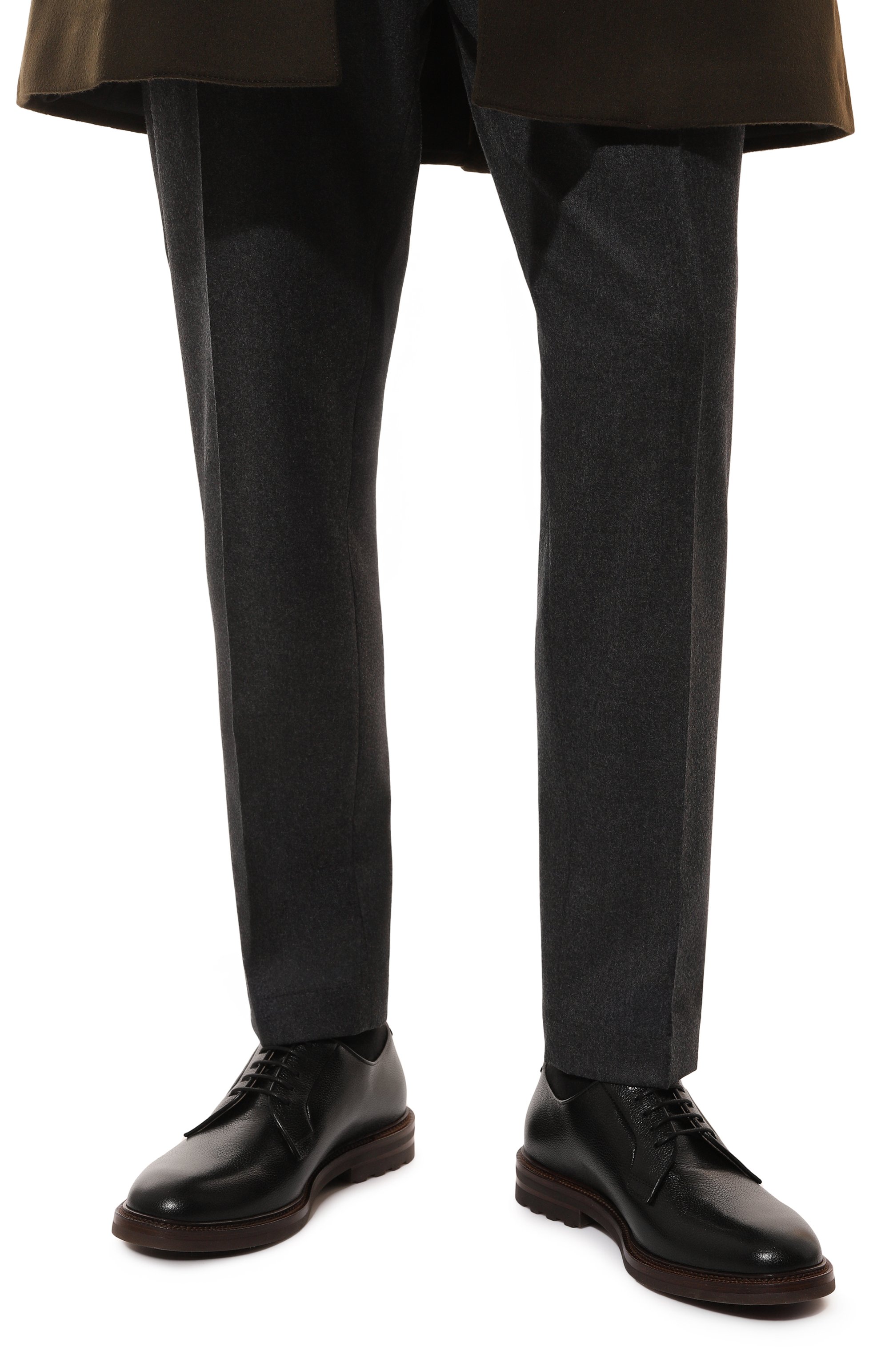 Кожаные дерби BRUNELLO CUCINELLI, арт. MZUNAIX810, фото 3