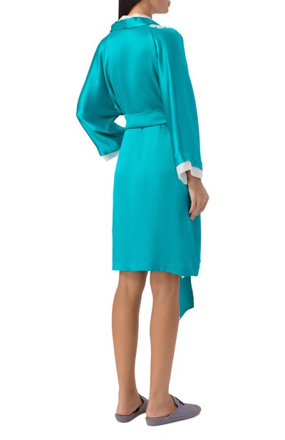 Шелковый халат CARINE GILSON, арт. AG0960DS, фото 4