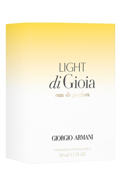 Парфюмерная вода light di gioia (50ml) GIORGIO ARMANI, арт. 3614272284340, фото 3