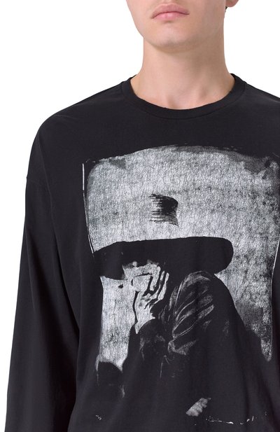 Хлопковый лонгслив ANN DEMEULEMEESTER, арт. B0013491/FA637, фото 5