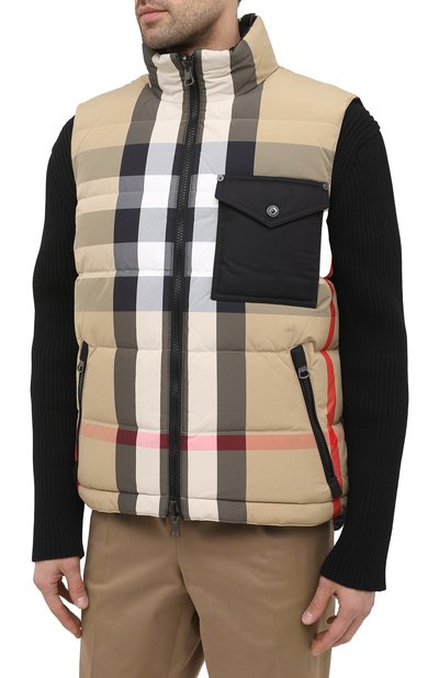 Двусторонний пуховый жилет BURBERRY, арт. 8032997, фото 3