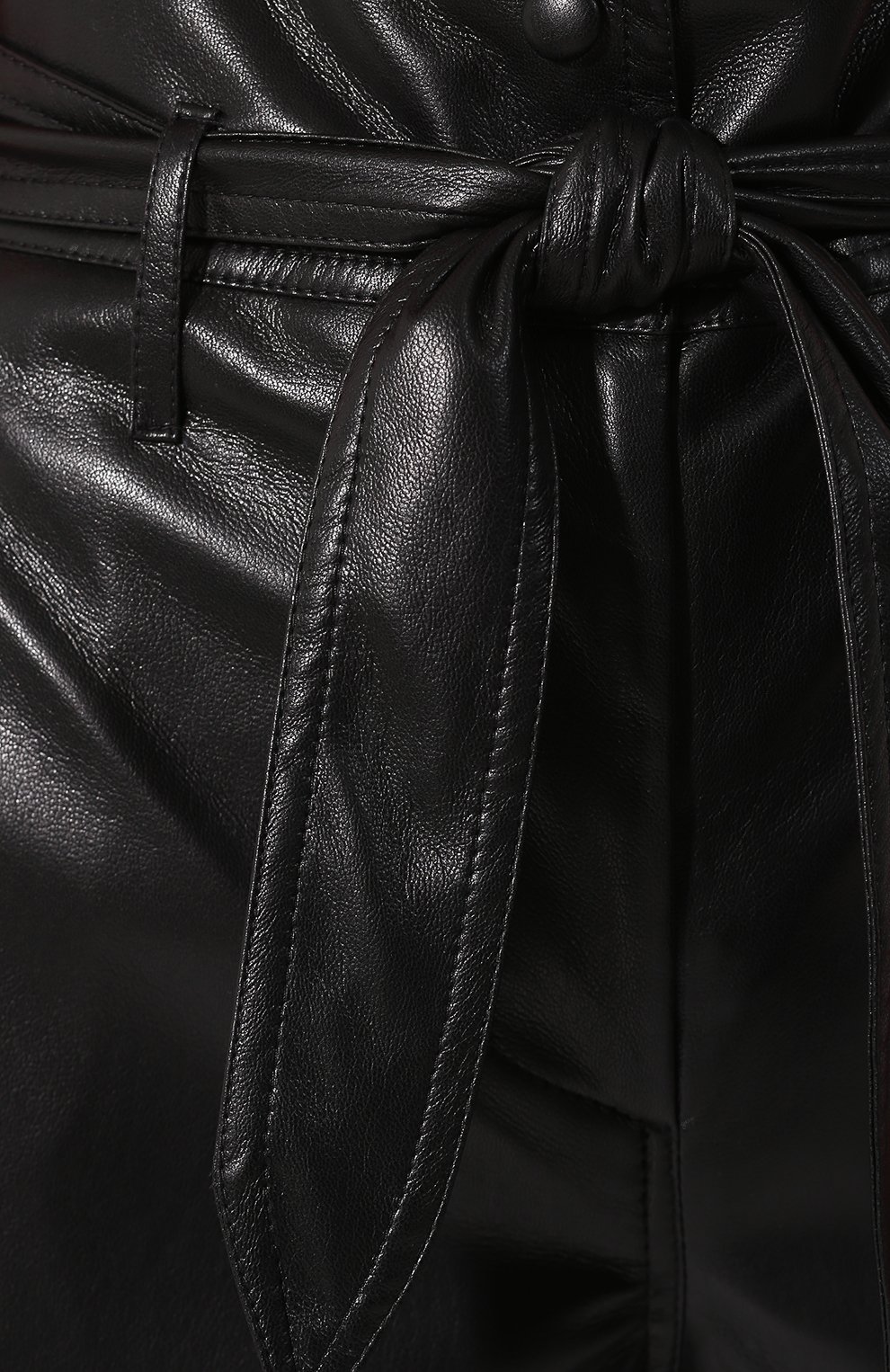 Брюки с завышенной талией NANUSHKA, арт. ETHAN_BLACK_VEGAN LEATHER, фото 5