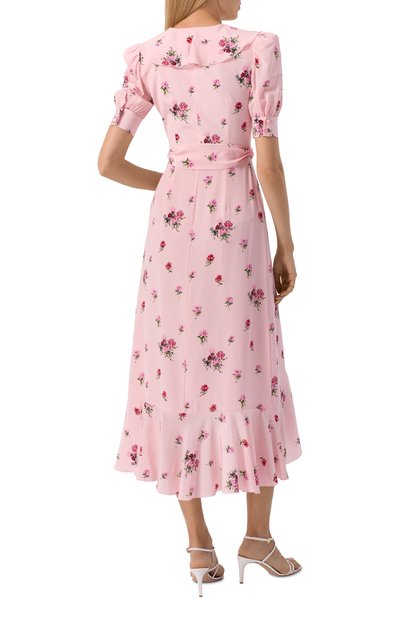 Шелковое платье ALESSANDRA RICH, арт. FABX4006-F4466, фото 4