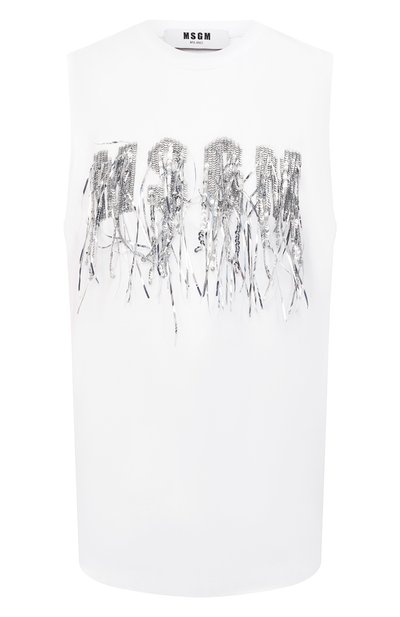 Женский хлопковый топ MSGM, арт. 2641MDM90X 195298