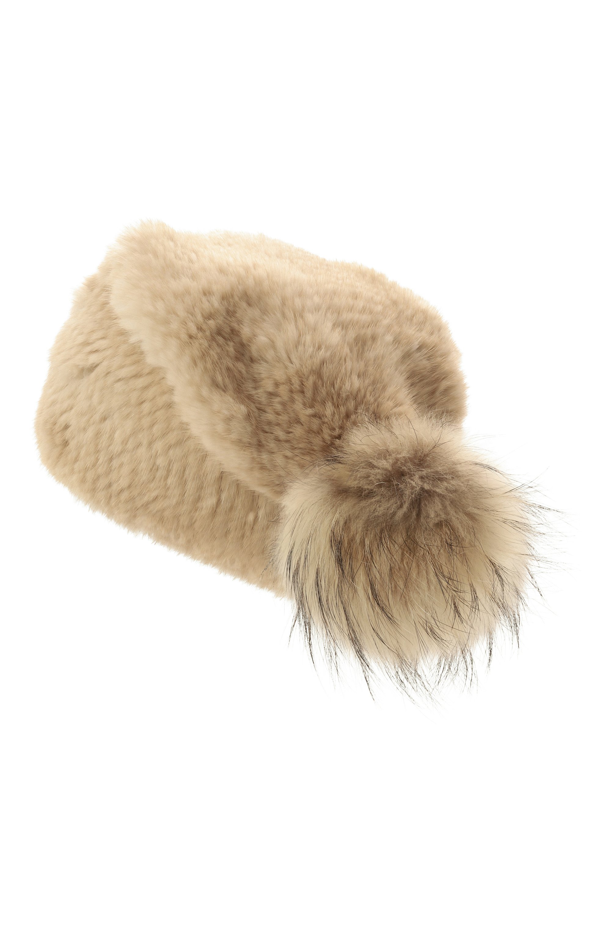 Мехов�ая шапка из лисы и норки VICTORIA KUSENKOVA, арт. 051850011205, фото 3