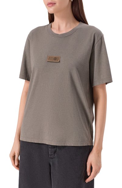 Хлопковая футболка MM6, арт. S52GC0356/M20048, фото 3