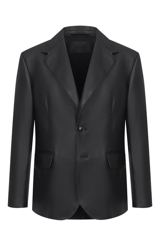 Кожаный пиджак MVST M25.1PM.J004/BIG SIZE/CERV0 SILKY Чёрный M25.1PM.J004/BIG SIZE/CERV0 SILKY