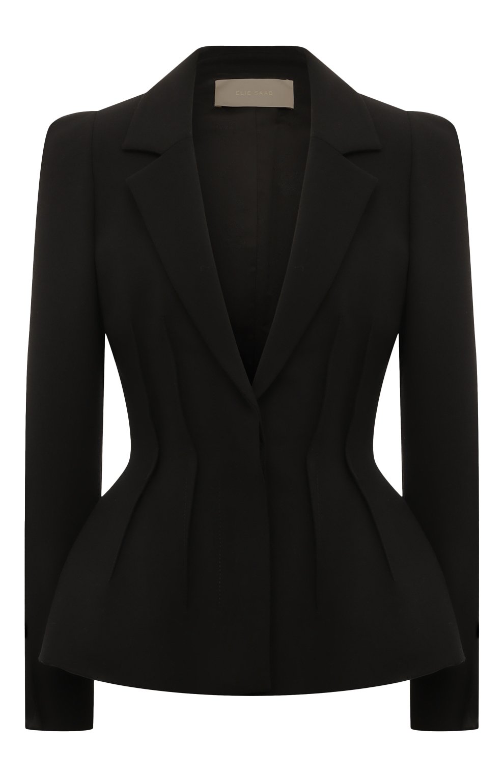 Жакет ELIE SAAB черного цвета по цене 216000 руб., арт. J0032N, фото 1 Жакет ELIE SAAB, арт. J0032N, фото 1