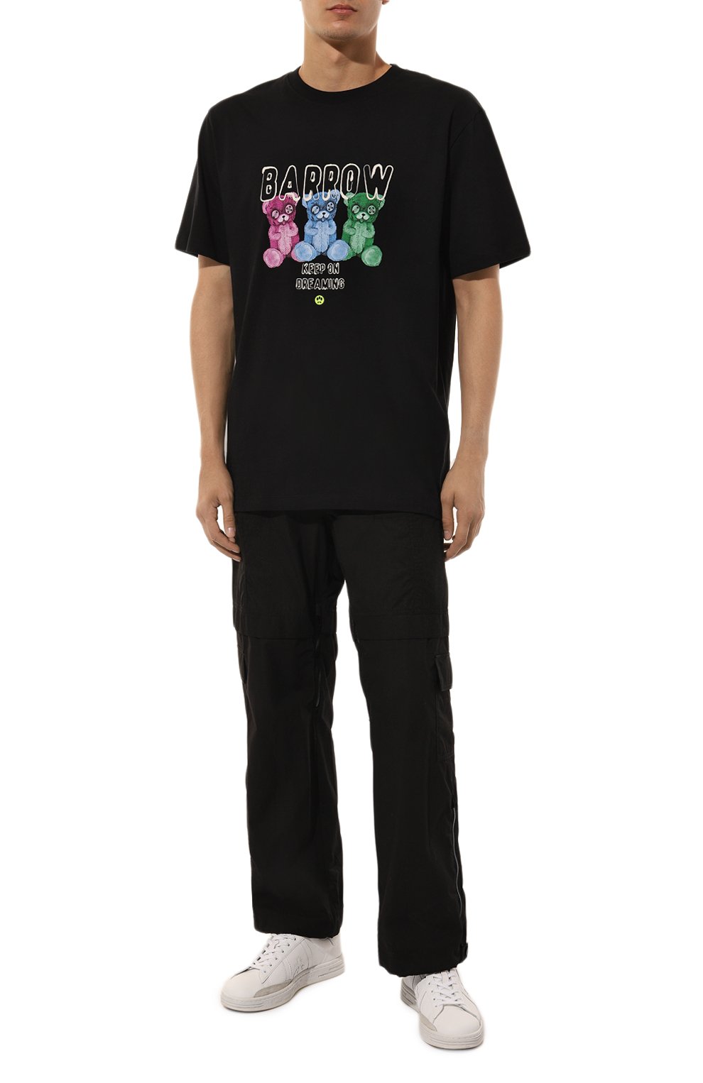 Хлопковая футболка BARROW, арт. F4BWMATH061, фото 2