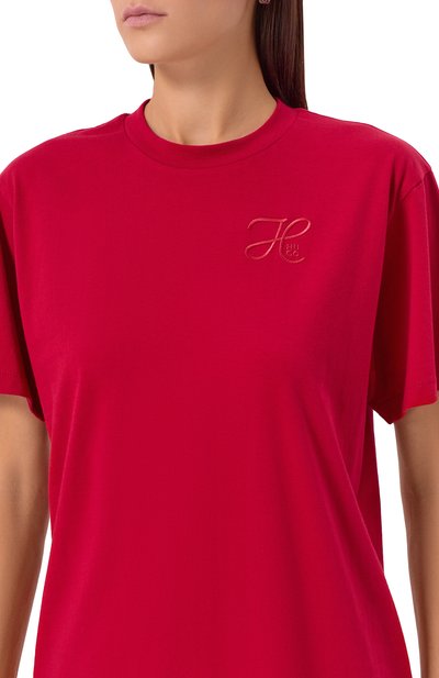 Хлопковая футболка HUGO, арт. 50550901, фото 5