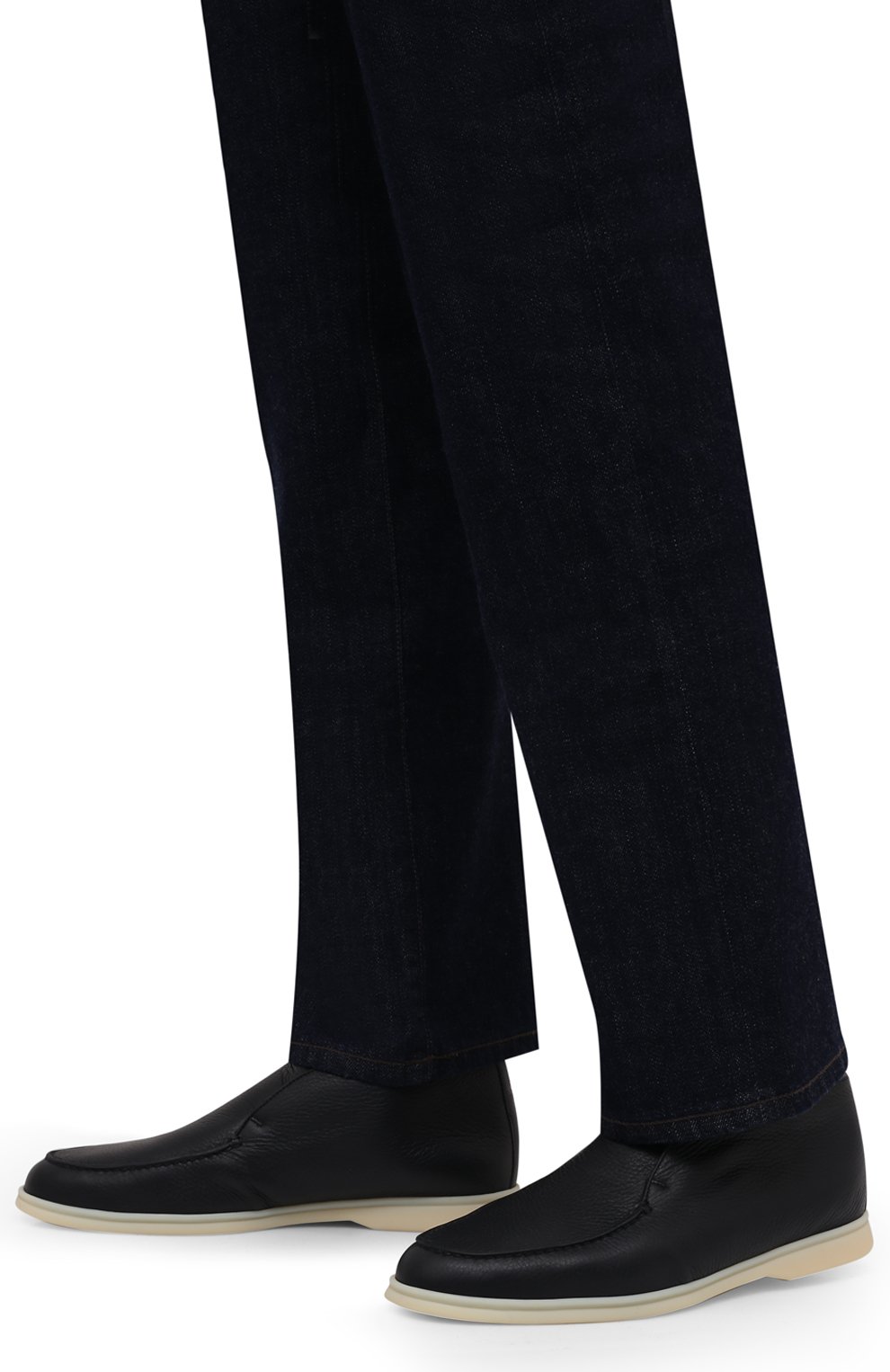 Кожаные ботинки open walk LORO PIANA, арт. FAI3276, фото 3