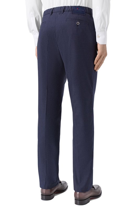 Кашемировые брюки Kiton UFPPERK0130H05 Синий  UFPPERK0130H05 Фото 4