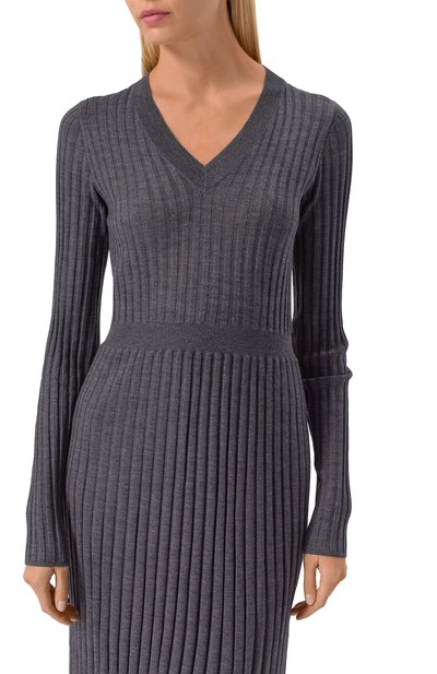 Шерстяное платье BRUNELLO CUCINELLI, арт. MHR895A92, фото 4