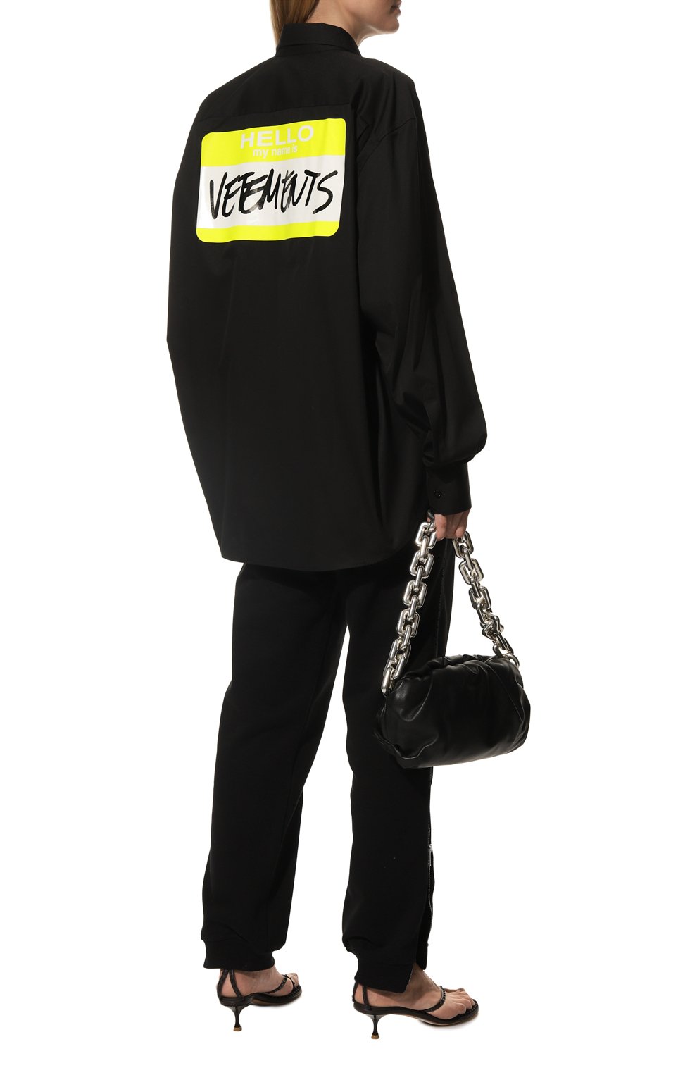 Хлопковая рубашка VETEMENTS, арт. UA53SH500B 1001/M, фото 5