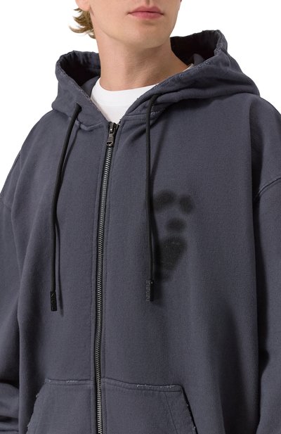 Хлопковая толстовка AN OTHER DATE темно-серого цвета по цене 34750 руб., арт. F50DMAZH086, фото 5 Хлопковая толстовка AN OTHER DATE, арт. F50DMAZH086, фото 5