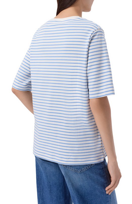 Хлопковая футболка Windsor 52 DT205 10015934 Голубой  52 DT205 10015934 Фото 4