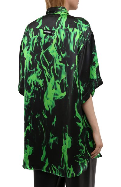 Рубашка из вискозы VETEMENTS, арт. UA52SH450G 2610/W, фото 4