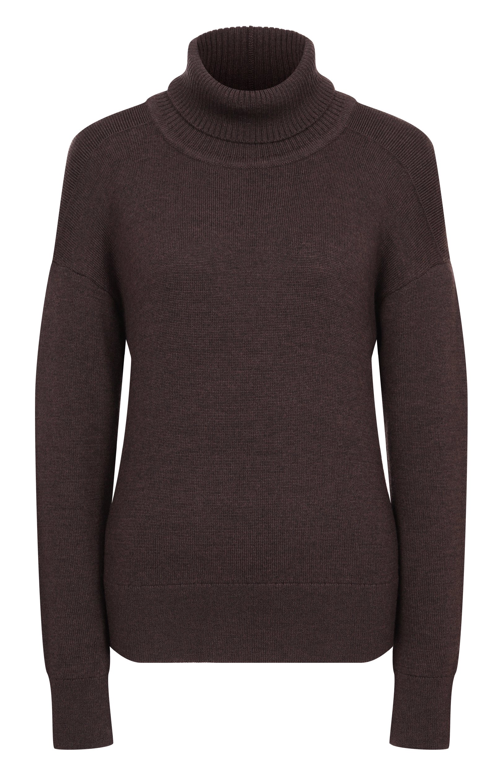Шерстяной свитер YUZEFI, арт. AREN-DRAPE BACK FUNNEL NECK JUMPER, фото 1