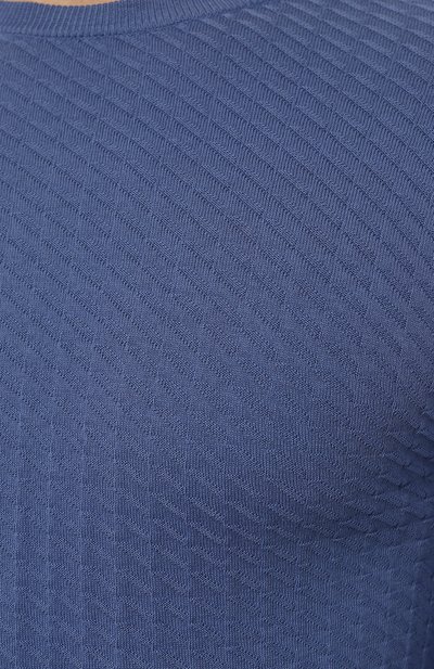 Хлопковый джемпер CORNELIANI синего цвета по цене 35150 руб., арт. 91M506-3125131, фото 5 Хлопковый джемпер CORNELIANI, арт. 91M506-3125131, фото 5