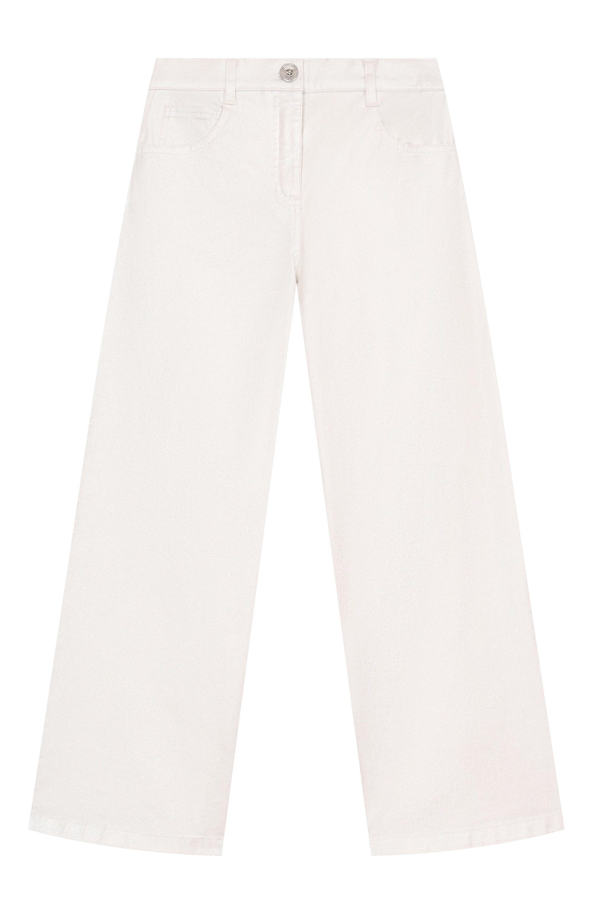 Джинсы ELEVENTY белого цвета по цене 19500 руб., арт. EY6A40/G0208, фото 1 Джинсы ELEVENTY, арт. EY6A40/G0208, фото 1