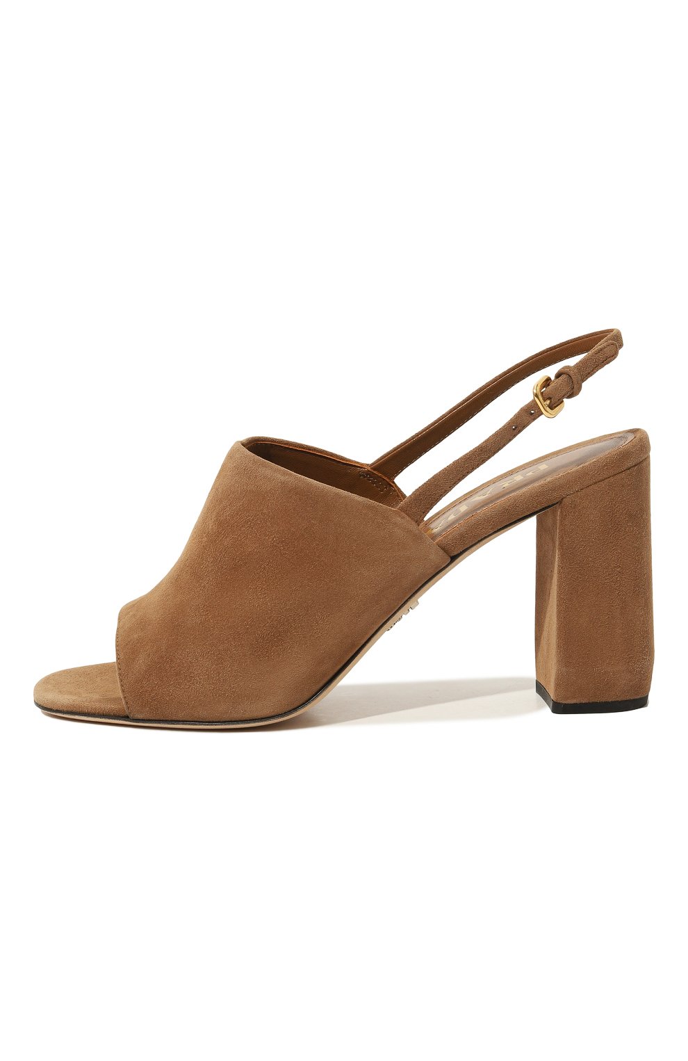 Замшевые босоножки PRADA, арт. 1X677L-008-F0040-085, фото 4