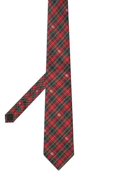 Шелковый галстук GUCCI красного цвета по цене 25920 руб., арт. 644003/4E002, фото 2 Шелковый галстук GUCCI, арт. 644003/4E002, фото 2