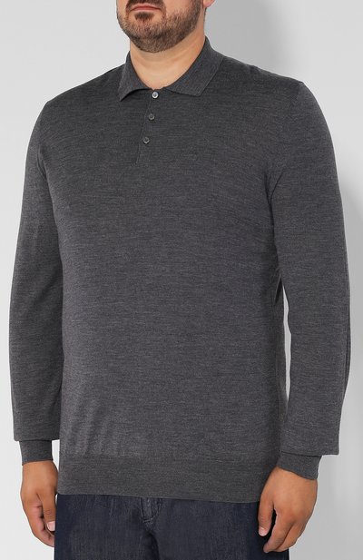 Шерстяное поло с длинными рукавами CANALI, арт. C0017/MK00077/60-64, фото 3