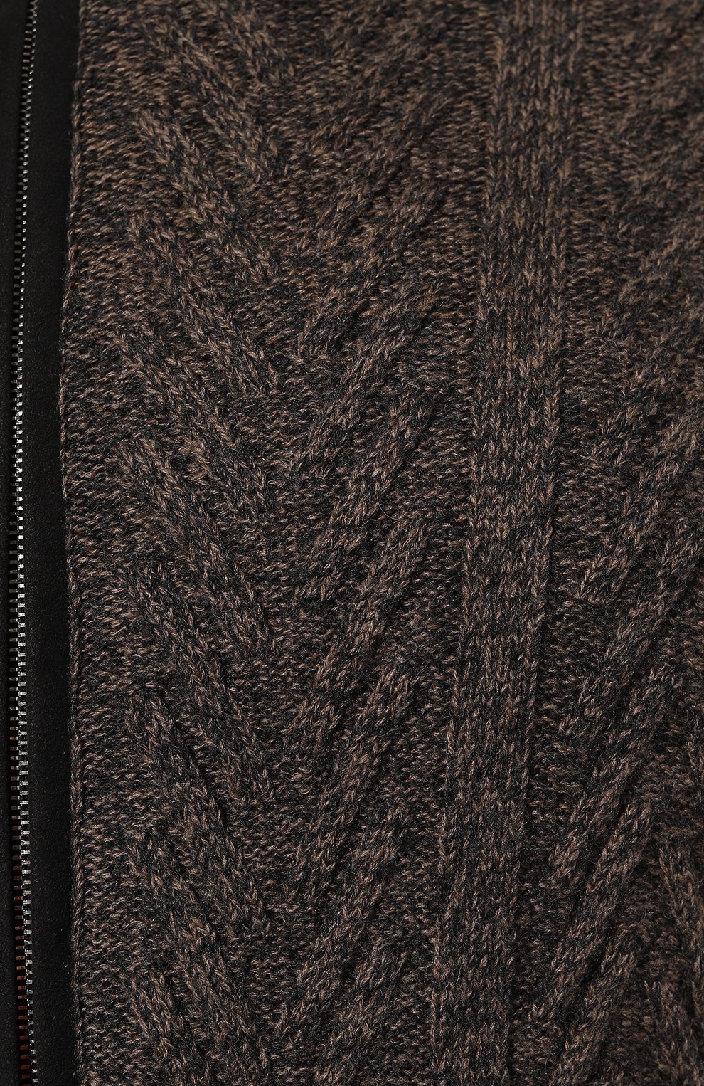 Кардиган из шерсти и кашемира ANDREA CAMPAGNA коричневого цвета по цене 133000 руб., арт. WU24-94560CARS/60_A9-CC, фото 5 Кардиган из шерсти и кашемира ANDREA CAMPAGNA, арт. WU24-94560CARS/60_A9-CC, фото 5