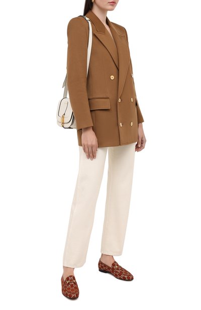 Текстильные лоферы new jordaan GUCCI, арт. 431467/2C820, фото 2