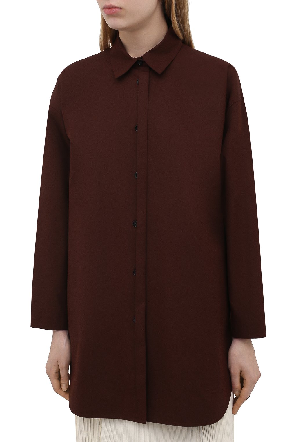 Хлопковая рубашка JIL SANDER, арт. JSWS606905-WS244200, фото 3