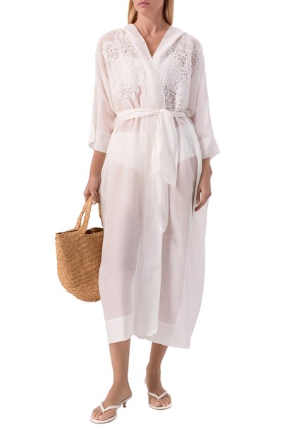 Туника из хлопка и шелка LILA EUGENIE, арт. 2402H MIDI, фото 2