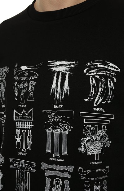 Хлопковый свитшот DIEGO VENTURINO, арт. SS22-DV FLG LHIB, фото 5