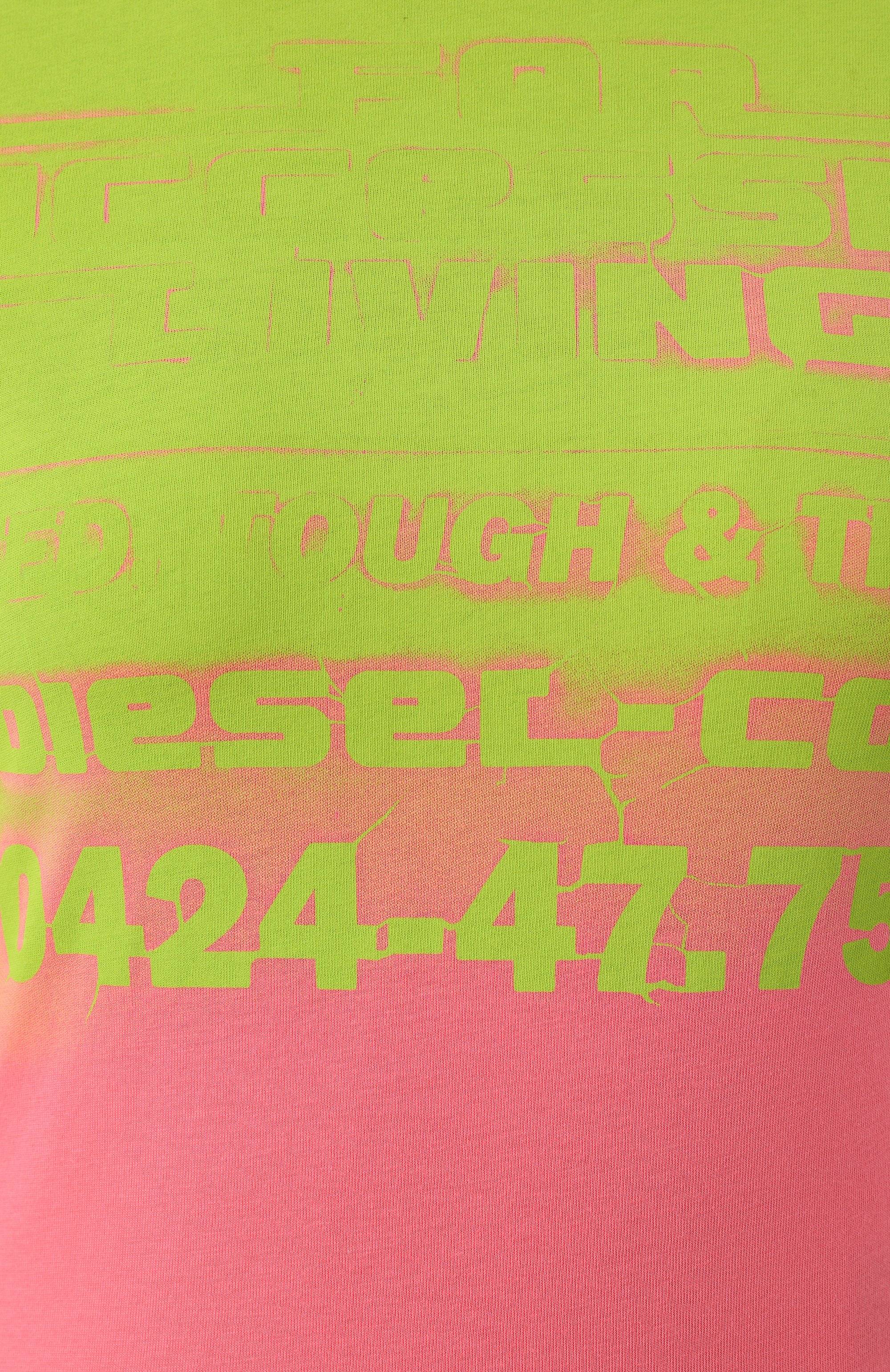 Хлопковая футболка DIESEL, арт. A17611/0AGRI, фото 6