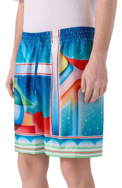 Шелковые шорты CASABLANCA, арт. MPF25-TR-012-07, фото 3