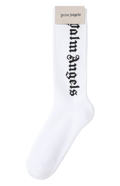Женские хлопковые носки PALM ANGELS, арт. PWRA007C99FAB001