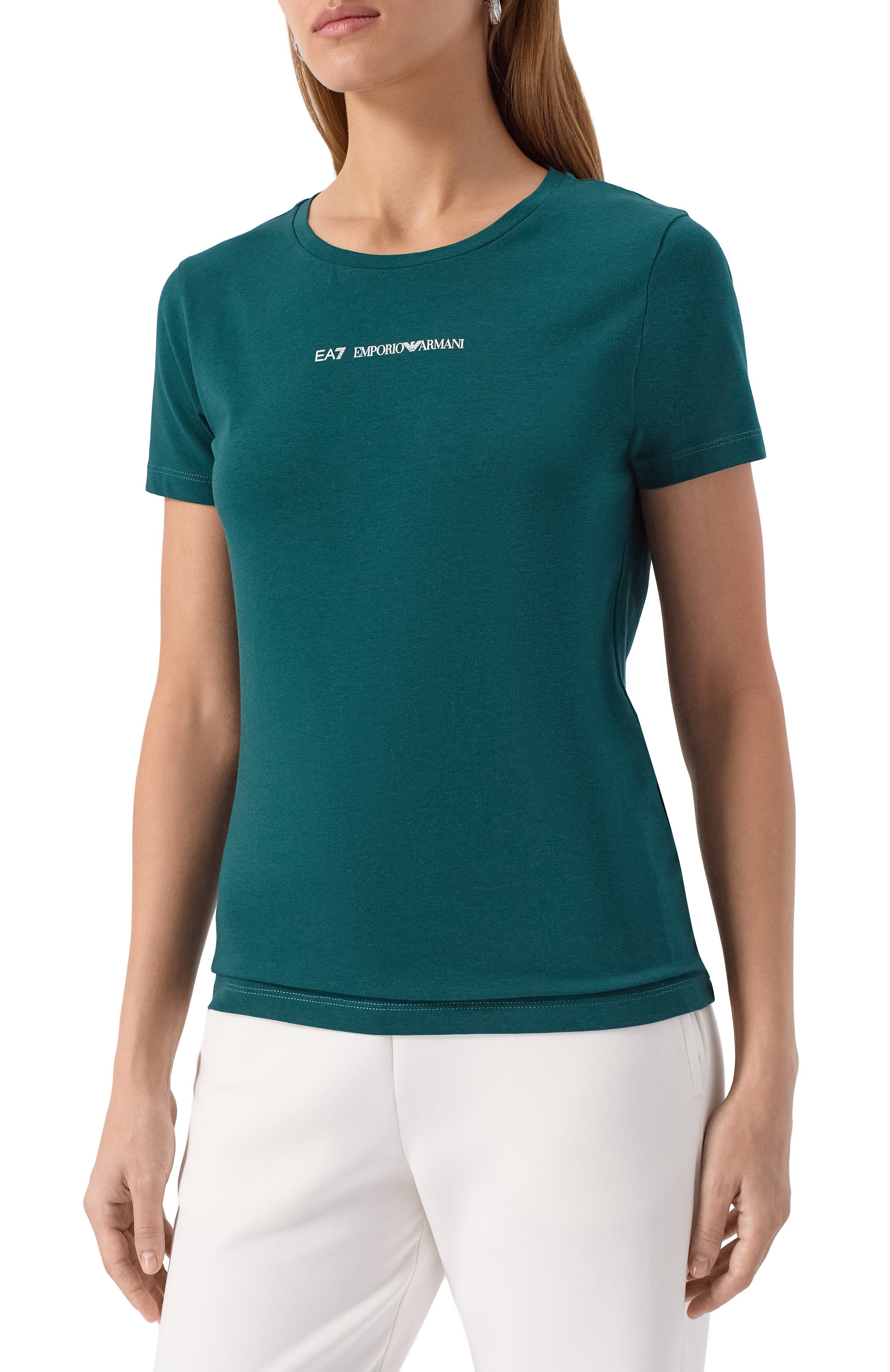 Хлопковая футболка EA7, арт. 7W000798/AF12115, фото 3