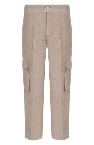 Мужские льняные брюки-карго INLINUM, арт. CARG011