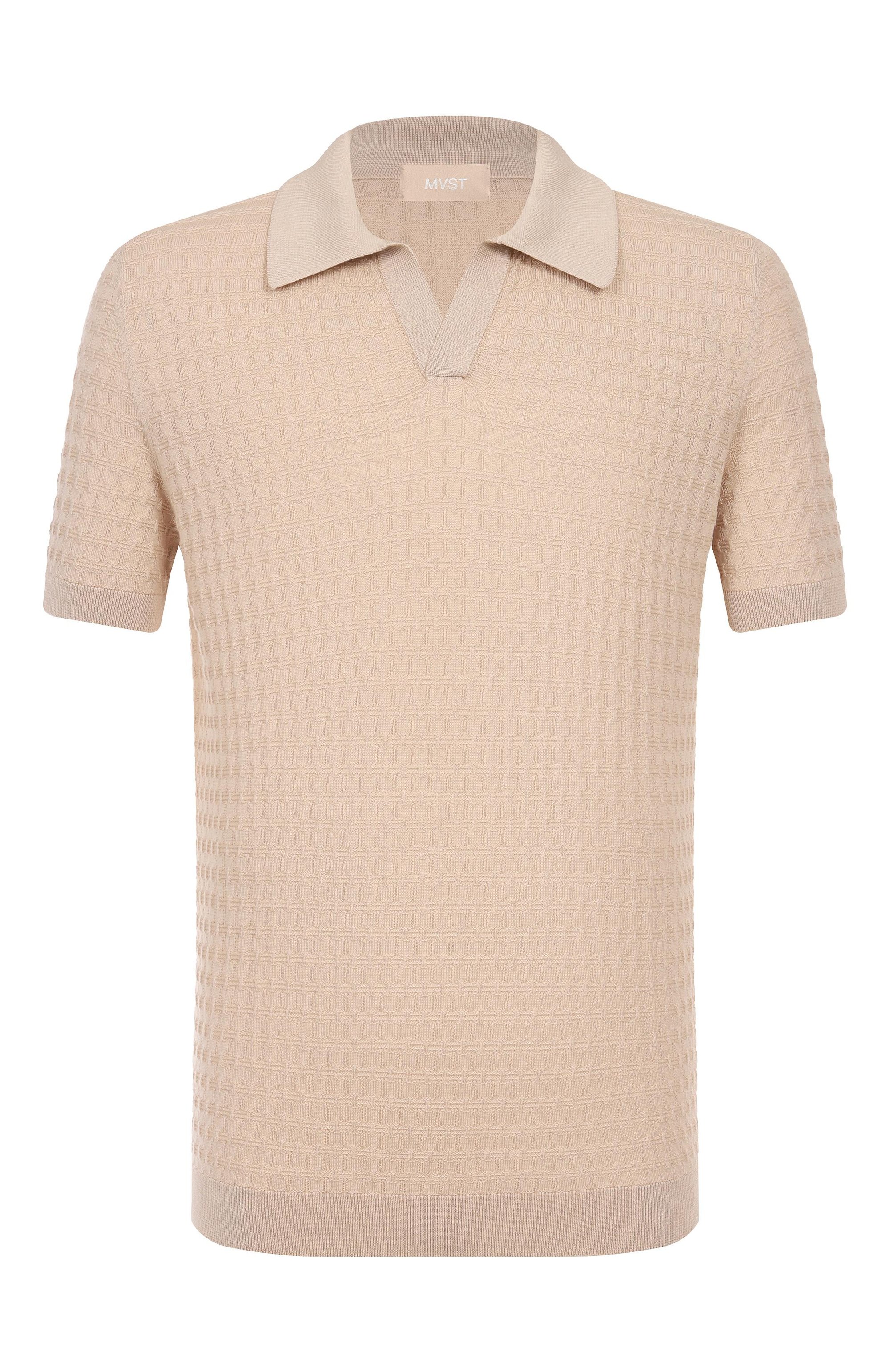 Поло из шелка и хлопка MVST, арт. MS61-650MUBIG, фото 1