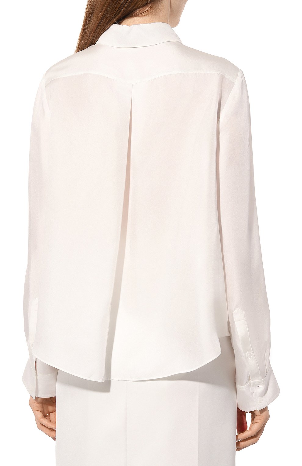 Шелковая рубашка DOROTHEE SCHUMACHER белого цвета по цене 59050 руб., арт. 647106, фото 4 Шелковая рубашка DOROTHEE SCHUMACHER, арт. 647106, фото 4